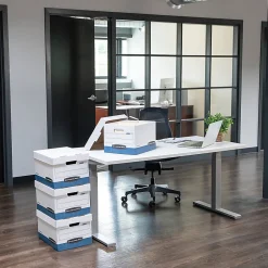 Bankers Box® Hang'N'Stor™ Medium-Duty Storage Boxes, 15 1/2