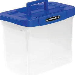 Bankers Box® Heavy-Duty Portable Storage File Box, 10 3/4