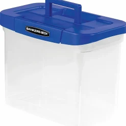 Bankers Box® Heavy-Duty Portable Storage File Box, 10 3/4