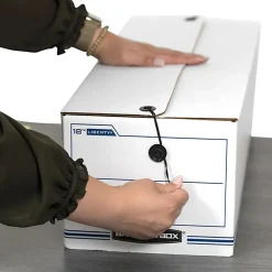 Bankers Box® Liberty® Corrugated Storage Boxes, 7 1/2