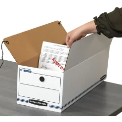 Bankers Box® Liberty® Corrugated Storage Boxes, 7 1/2