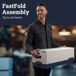 Bankers Box® Liberty® FastFold® Heavy-Duty Storage Boxes, Legal Size, 24