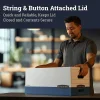 Bankers Box® Liberty® FastFold® Heavy-Duty Storage Boxes, Legal Size, 24" x 15" x 10", White/Blue, Case Of 4 - 001203