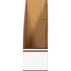 Bankers Box Magazine Files - Oversized Letter - Wood Grain, White - Cardboard - 12 / Carton