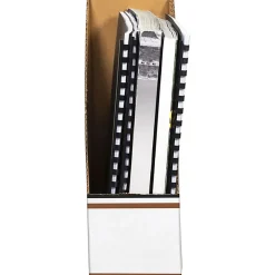 Bankers Box Magazine Files - Oversized Letter - Wood Grain, White - Cardboard - 12 / Carton