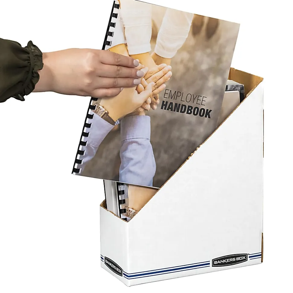 Bankers Box® 60% Recycled Low-Cost Fiberboard Magazine File, 11 3/4"H x 4"W x 9 1/4"D