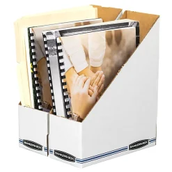 Bankers Box® 60% Recycled Low-Cost Fiberboard Magazine File, 11 3/4