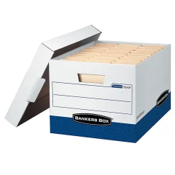 Bankers Box® R Kive® FastFold® Heavy-Duty Storage Boxes, Letter/Legal Size, 15“D x 12