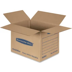 Bankers Box® SmoothMove™ Basic Moving & Storage Boxes, small 12" x 12" x 16", 50% Recycled, Kraft, Case Of 25
