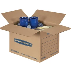 Bankers Box®  SmoothMove™ Basic Moving & Storage Boxes, small 12" x 12" x 16", 50% Recycled, Kraft, Case Of 25