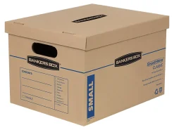 Bankers Box® SmoothMove™ Classic Moving & Storage Boxes With Lift-Off Lids, Small, 10