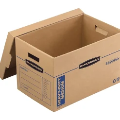 Bankers Box® SmoothMove™ Moving & Boxes, 12" x 12 1/4" x 18 1/2", 8 Pack