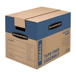 Bankers Box® SmoothMove™ Prime Moving & Boxes, 12" x 12" x 16", Kraft, Case Of 10