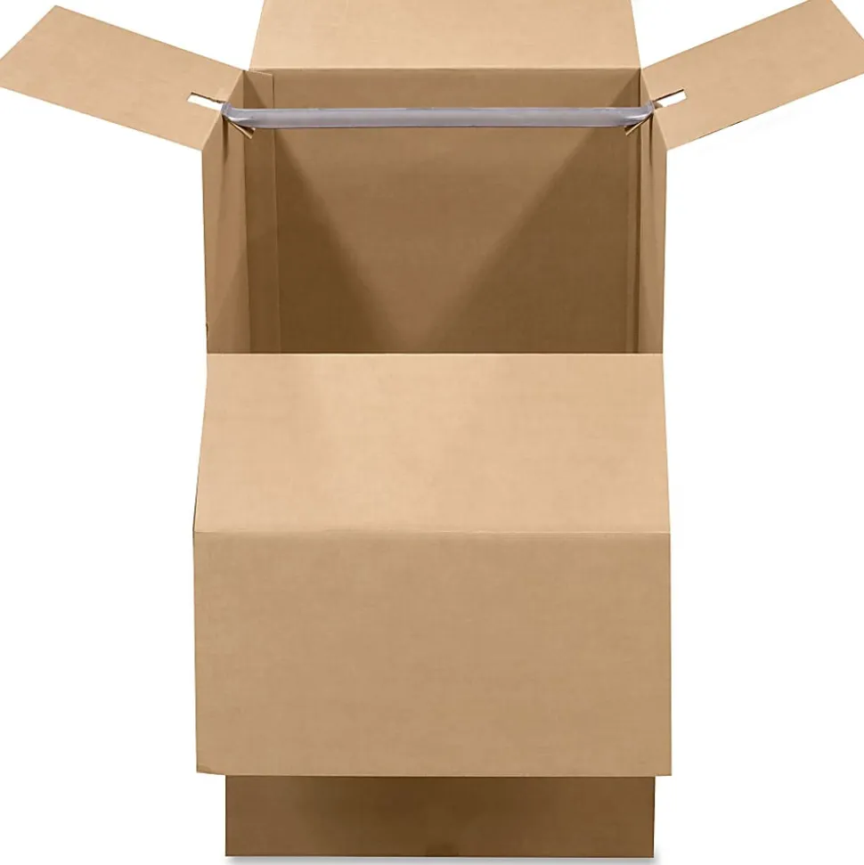 Bankers Box® SmoothMove™ Wardrobe Boxes, 40 1/4" x 24 3/8" x 24 3/8", Kraft, Case Of 3