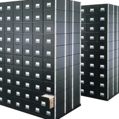 Bankers Box® Staxonsteel® Storage Drawers, Letter Size, 24" x 12" x 10½", 85% Recycled, Black, Pack Of 6