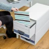 Bankers Box® Stor/Drawer® Steel Plus™ Drawer File, Legal Size, 23 1/4" x 15 1/2" x 10 3/8", 50% Recycled, Black/White, Pack Of 6