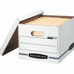 Bankers Box® Stor/File™ Boxes With Lift-Off Lids, Letter/Legal Size, 12 1/2