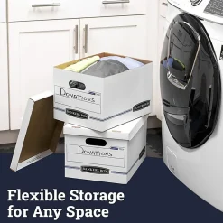 Bankers Box® Stor/File™ Boxes With Lift-Off Lids, Letter/Legal Size, 12 1/2