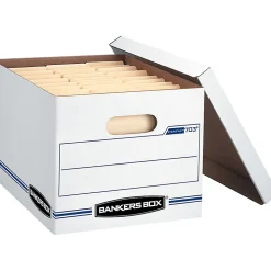 Bankers Box® Stor/File™ Boxes With Lift-Off Lids, Letter/Legal Size, 12 1/2