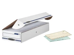 Bankers Box® Stor/File™ Check/Deposit Slip Storage Box With Flip-Top Closure, 24