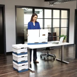 Bankers Box® Stor/File™ Medium-Duty Storage Boxes, Letter/Legal Size, 15“ x 12