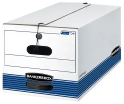 Bankers Box® Stor/File™ Medium-Duty Storage Boxes, Letter Size, 24“ x 12