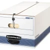 Bankers Box® Stor/File™ With String & Button Closures, Letter/Legal Size, 15" x 24" x 10", Case Of 4