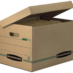 Bankers Box® Systematic™ Standard-Duty Storage Boxes, Letter/Legal Size, 10