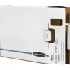Bankers Box® X-Ray Storage Boxes, 15 3/4" x 5 1/4" x 19 3/4", White/Blue, Case Of 6