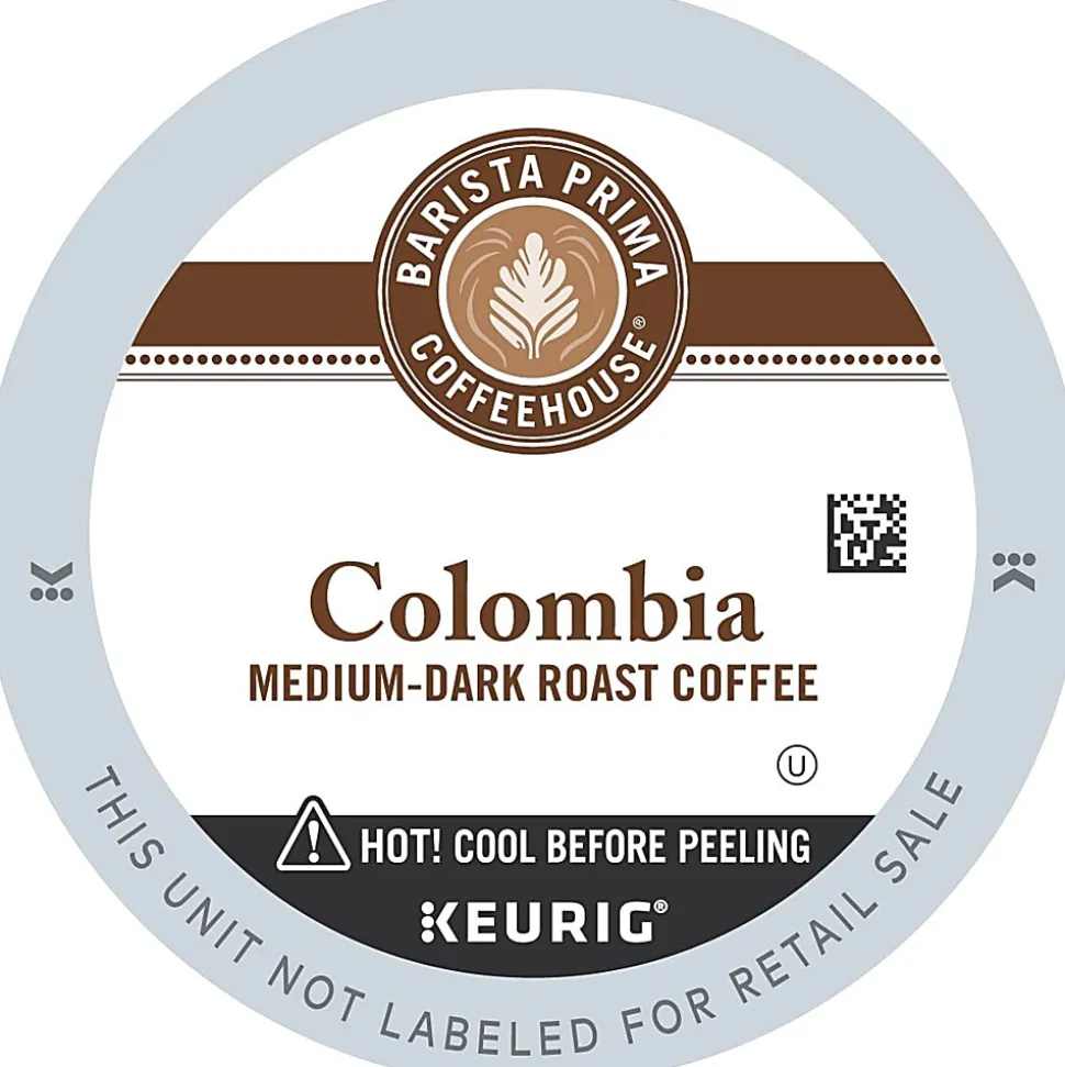 Barista Prima Coffeehouse® Single-Serve Coffee K-Cup® Pods, Columbia Roast, Carton Of 24