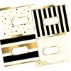 Barker Creek Tab File Folders, 8 1/2" x 11", Letter Size, Gold, Pack Of 12