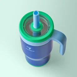 Base Brands Chiller Travel Mug, 14 Oz, Blue