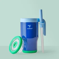 Base Brands Chiller Travel Mug, 14 Oz, Blue