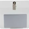 Baumgartens® Badge Holders With Clips, 3" x 4", Clear
