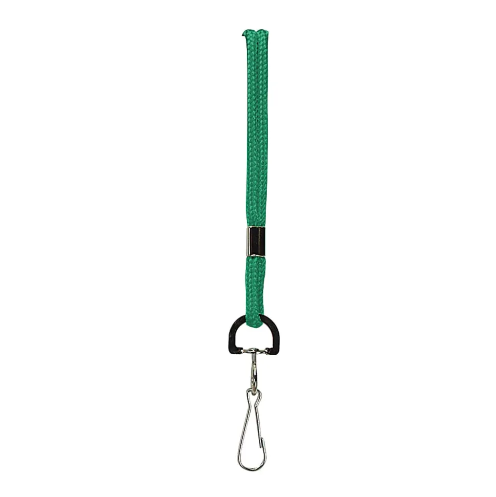 Baumgartens® Lanyards, 38", Green, Pack Of 24
