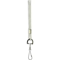 Baumgartens® Lanyards, 38", White, Pack Of 24