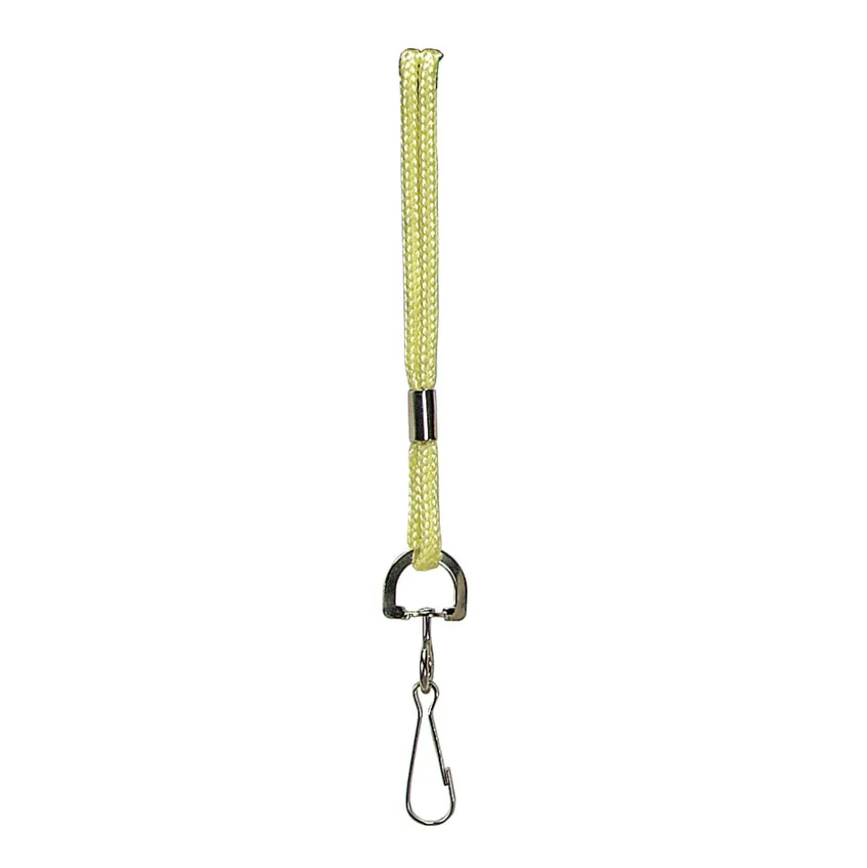 Baumgartens® Lanyards, 38", Yellow, Pack Of 24