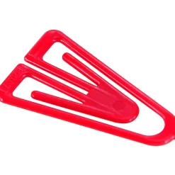 Baumgartens® Plastic Paper Clips, Box Of 200, Large, Assorted Colors