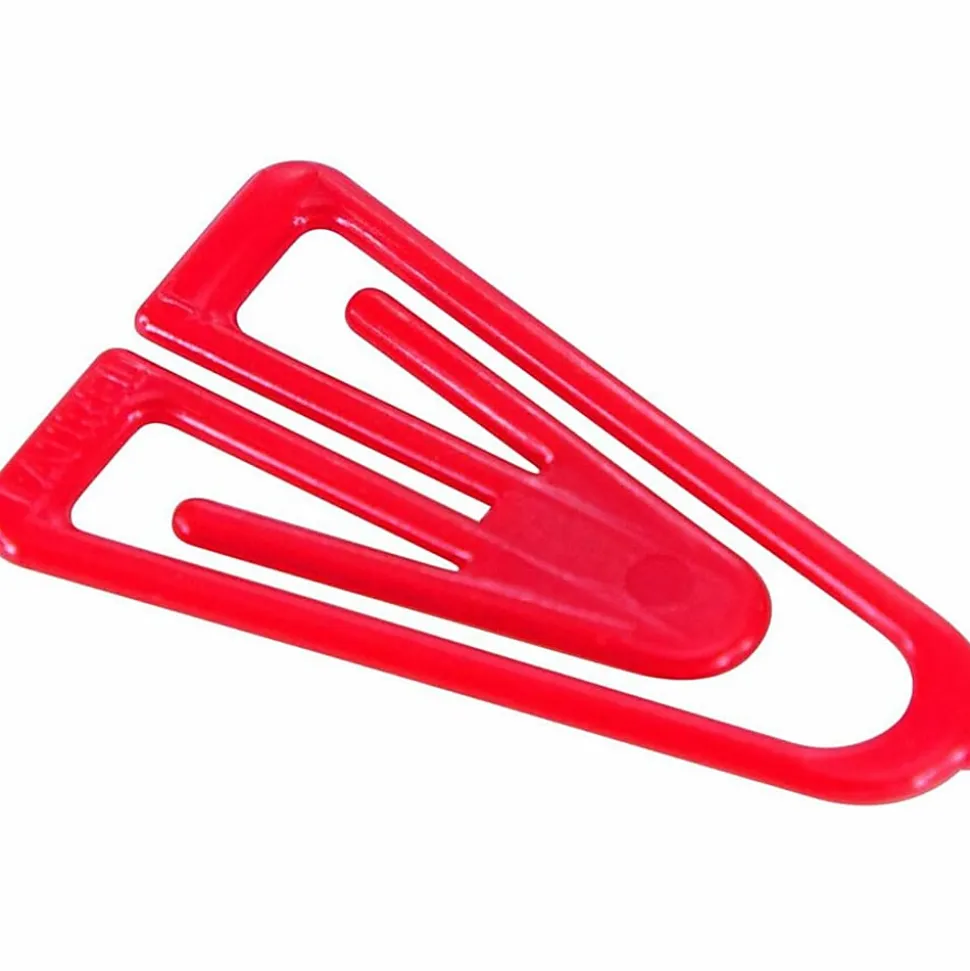 Baumgartens® Plastic Paper Clips, Box Of 200, Large, Assorted Colors