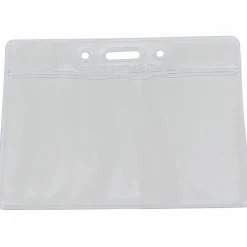 Baumgartens® Punched ID Badge Holders, 2 1/2