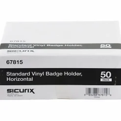 Baumgartens® Punched ID Badge Holders, 2 1/2