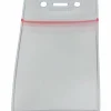 Baumgartens Sealable Vertical Badge Holder, 3 3/4" x 2 5/8", Clear, Pack Of 50