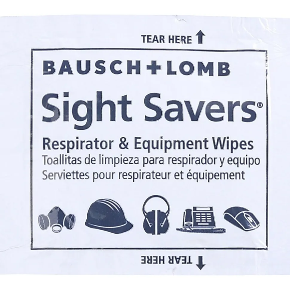 Bausch & Lomb Sight Savers XL Equipment Wipes - Wipe - 100 / Box