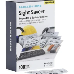 Bausch & Lomb Sight Savers XL Equipment Wipes - Wipe - 100 / Box