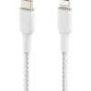 Belkin BoostCharge Braided USB-C To Lightning Cable, 1m/3.3ft, Black