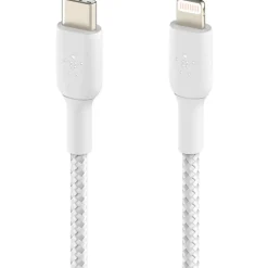 Belkin BoostCharge Braided USB-C To Lightning Cable, 1m/3.3ft, Black
