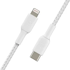 Belkin BoostCharge Braided USB-C To Lightning Cable, 1m/3.3ft, Black