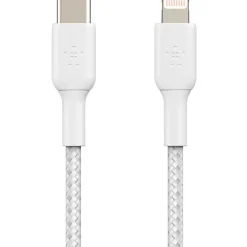 Belkin BoostCharge Braided USB-C To Lightning Cable, 1m/3.3ft, Black