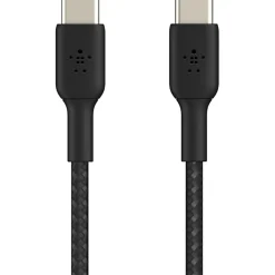 Belkin BoostCharge Braided USB-C To USB-C Cable, 1M/3.3ft, Black