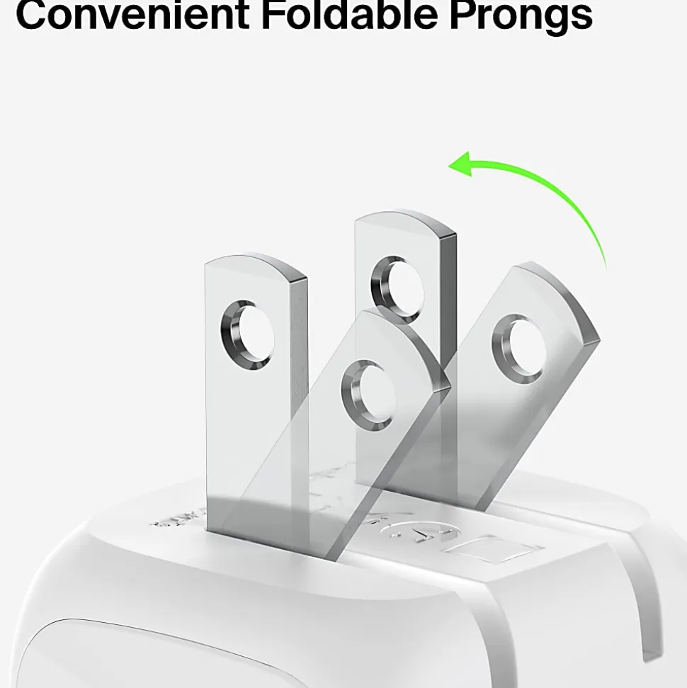 Belkin BoostCharge Compact USB-C Wall Charger for Iphone/Samsung/Google, 20W, White, WCA009DQWH